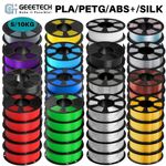 5/10KG GEEETECH 3D Printer Filament 1.75mm 1kg/roll PLA/TPU/PETG/ABS+ UK New New