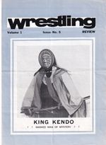 WRESTLING REVIEW Vol 1 No.5 @ Blackpool 26 July 1987 Bold Eagle El Diablo Jones