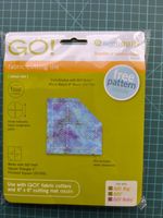AccuQuilt GO fabric cutting die  Bowtie 4" finished square 55764 BNIP