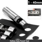 Sharp Hollow Hole Punch Tool Heavy Duty Iron Leather Fabric Gasket 1mm - 40mm