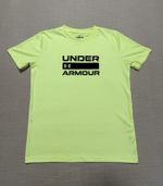 Under Armour Youth XL Lime Green Activewear Graphic T-Shirt Loose Fit
