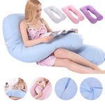 Pregnancy Pillow for Sleeping U Shaped Maternity Pillow Support for Back Hip Leg