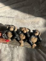 Three Wise Monkeys Figurine See Hear Speak No Evil Resin Ornament Decor Detailed
