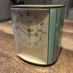Vintage Kienzle Alarm Travel Clock Green brass, full working order