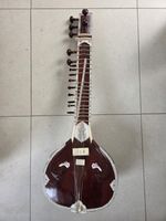 Vintage Indian Sitar 37" c1960s Small Student Instrument With Case Restoration