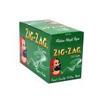 ZIG ZAG GREEN STANDARD Regular Cigarette Rolling Paper - 5 10 25 50 100