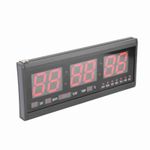 Large Digital LED Wall Timer Battery Clock W/Calendar HG