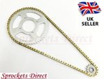 GOLD X-Ring Chain and Sprocket Set Suzuki GSF 600 S T,V,W,X,Y Bandit '95-99