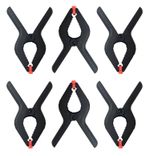 6 x 6" PLASTIC SPRING CLAMPS - MARKET STALL + TARPAULIN CLIPS