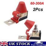 2Pcs M8 Terminal Fuse Block Kit 60-300A Battery Terminal Holder for Boat Truck