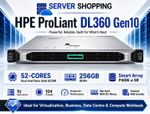 HP Proliant DL360 Gen10 36-CORE GOLD 6254 256GB DDR4  P408i-a SR  3.84TB SSD LOT