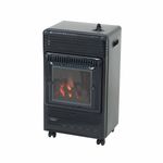 Lifestyle Living Flame Portable Indoor Gas Cabinet Heater - Black 3.4kW BNIB