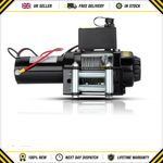 Electric Winch 2 Wireless Remote  Workshop Recovery 1361KG/3000LBS For Garage