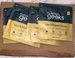Nutrition Geeks Lion’s Mane Focus+ 180 Vegan Tablets Cognitive Support