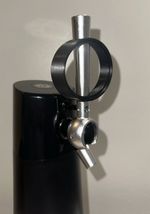 Fizzics DraftPour Oval Frogeye Lens (BRACKET ONLY) fits original handle - BLACK