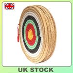 Hand-Woven Round Straw Archery Target for Outdoor Use - Eco-Friendly & Durable