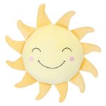 Wall Decoration Plush Sun Plush Gift Idea 36cm x 40cm Yellow X 1