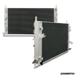 40mm ALUMINIUM ALLOY RACE ENGINE RADIATOR RAD FOR FORD FOCUS MK2 ST225 ST 225