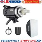 Godox MS300 300w Compact Studio Flash Strobe with 60x60cm Softbox
