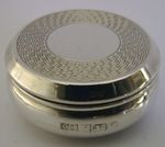 STYLISH ENGLISH SOLID STERLING SILVER BOX 1983