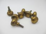 Vintage Brass Cabinet Knob Drawer Handle Pull Gilt Old Cupboard Antique -£6each