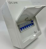 LIVE 6 Way Metal Consumer Unit, 8 Module, 63A 30mA RCD, 2x6A, 2x16A, 2x32A