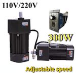 Electric AC Motor Adapter Gear Box Motor Speed Variable Controller 300W 220/110V