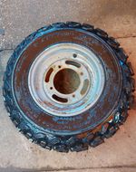 kawasaki KLR 300 500 FRONT WHEEL ORIGINAL NEW OLD STOCK TYRE 22X9 10 