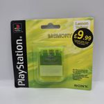 PS2 Official Memory Card 8MB LEMON YELLOW PS1 SCPH-1020 Playstation *See desc*