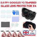 DJI FPV GOGGLES V2 TEMPERED GLASS LENS SCREEN EYEPIECE PROTECTORS - 2 SETS - UK