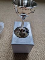 Christening Gift Noah's Ark Silver Plated Egg Cup
