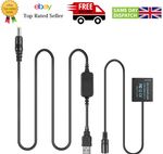 Raeisusp DMW BLG10 BLE9 DCC11 Dummy  5V Usb Cable for Panasonic Lumix Cameras