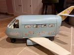 Barbie 1999 Blue Jumbo Jet Plus Fold Away Airport
