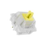 GATERON Milky Yellow Pro Switches Pre-lubed 5 Pin Linear Keyboard Switches Lot