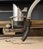 Air Assist Nozzle for K40 Co2 laser engraver / cutter 