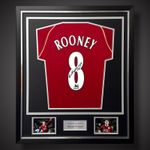 Wayne Rooney Hand Signed 2006/07 Deluxe Framed Manchester United Shirt £225