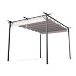 Pergola 3m x 4m Garden Gazebo with Roof Outdoor Garden Furniture Awning Tent