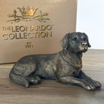Labrador Dog ornament figurine Leonardo Reflections Bronzed, 16cm, gift boxed