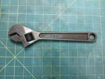 Smalcalda East Germany Vintage Adjustable Spanner  10" 250mm Drop Forged Steel