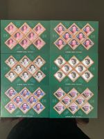 BRITISH INDIAN OCEAN TERRITORY 2012 DIAMOND JUBILEE 6v SHEETS OF 8 SG473/78 MNH