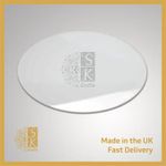 Laser Cut Acrylic Perspex Clear Round Circle Disk Diameter, We do Cut to Size