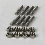 M8 Stainless Steel Exhaust Studs & Flange Nuts Yamaha  FZ6 R6 YZF-R1 FZS6 FZ1