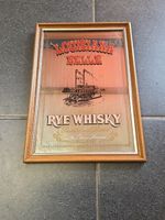 Vintage Louisiana Belle Rye Whisky Mirror 23 X 33