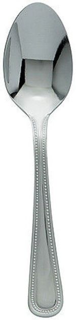 12x Bead Tea Spoon, Cutlery, Dozen Tea Spoons, Stainless Steel 18/0