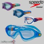 SPEEDO SWIMMING GOGGLES MASK JUNIOR BIOFUSE RIFT KIDS WIDE POOL GOGGLE NO FOG UV
