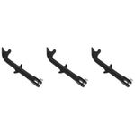 Motorcycle Kickstand Replacement Aluminum Black Side Stand for Scooter