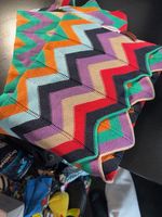 Bugaboo x Missoni Knitted Baby Blanket Zig Zag Chevron Pushchair Pram Spotless