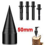 50mm Firewood Drill Bit Hex Shank Wood Cone Log Splitter Screw Small Hex p