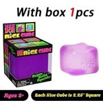 Nice Cube Nee Doh Stress Ball Sensory Toys Needohs Fidget Anxity Groovy Blue