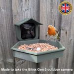 Bird feeder that fits the Blink Gen 3 & 4 camera for nature watchers (No Camera)